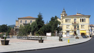Piazza Bonini a Soveria Mannelli