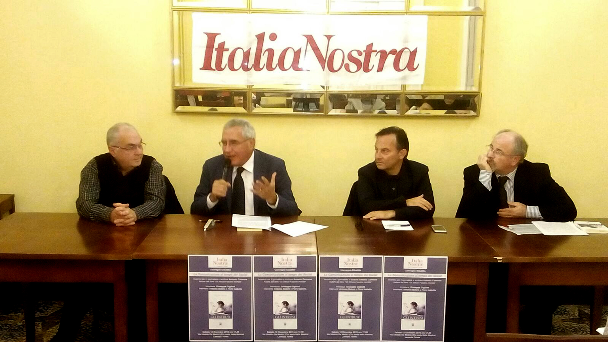 Da sinistra nella foto: Gigliotti, Butera, Cannone e Isabella