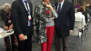 Florindo Rubettino, con Marina Ripa di Meana e Gigi Moncalvo