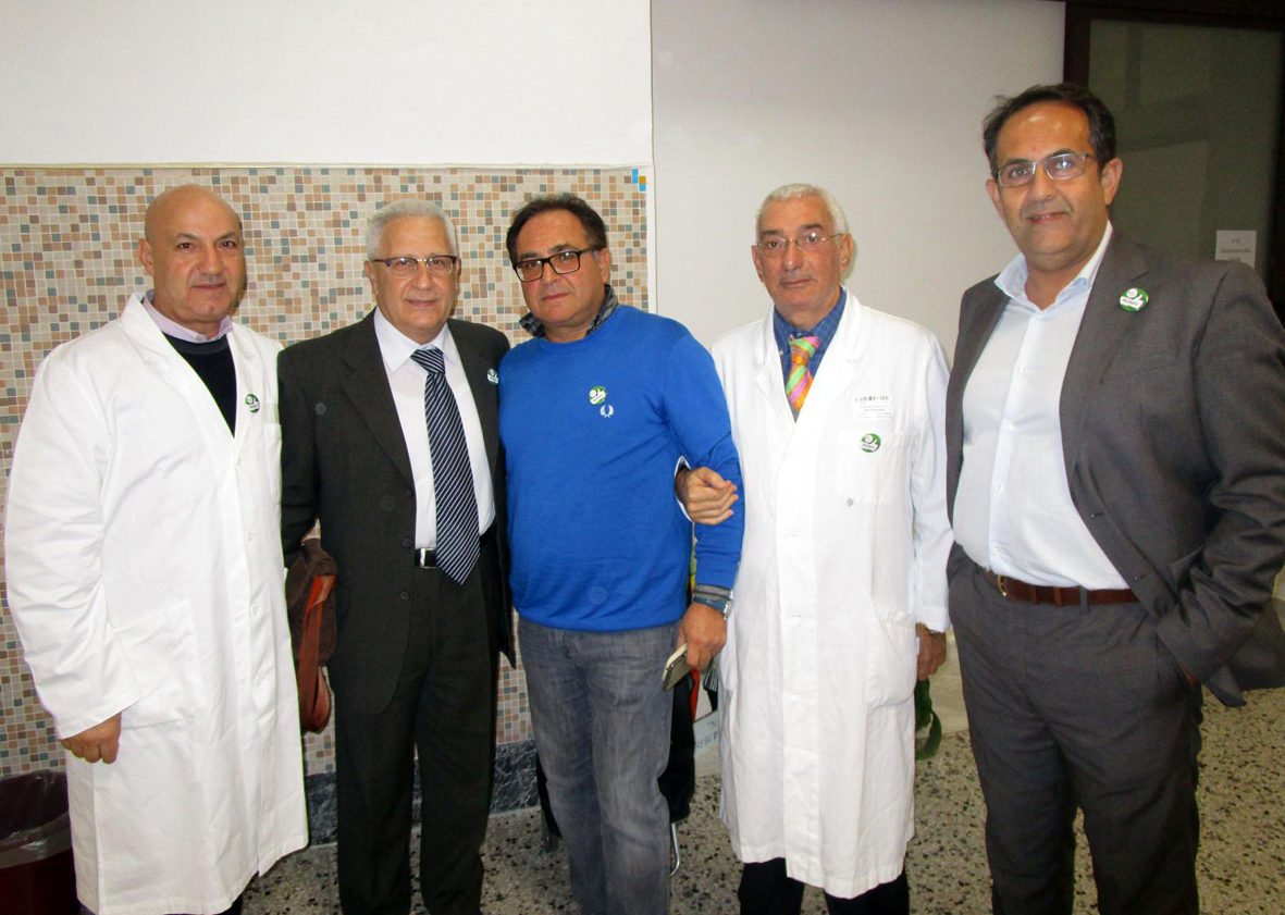 Nella foto da sinistra: Claudio De Santis, Giuseppe Perri,  Giuseppe De Vito,  Rosario Raffa e Francesco Bonacci