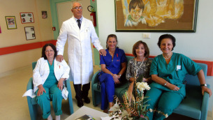 Nella foto, da sinistra: i dottori Orsola Ciriaco, Domenico Perri, Lia Ermio, Annamaria Bruni e  Annamaria De Sensi