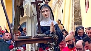 Lamezia Terme. Parrocchia Santa Maria Maggiore-Processione Santa Rita da Cascia, celeste patrona della comunità
