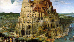 Pieter Bruegel the Elder (il vecchio) The Tower of Babel (La torre di Babele) dipinto del 1563