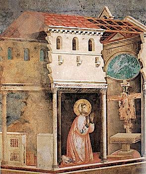Preghiera in San Damiano, Giotto (1295-99)