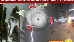 Medicane, Sicilia nel mirino: per Halloween maltempo in tutta Italia