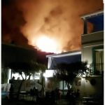 Notte di fuoco a Stromboli, incendio durante riprese fiction
