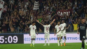 Salernitana-Torino 0-3, gol di Buongiorno e doppietta Radonjic