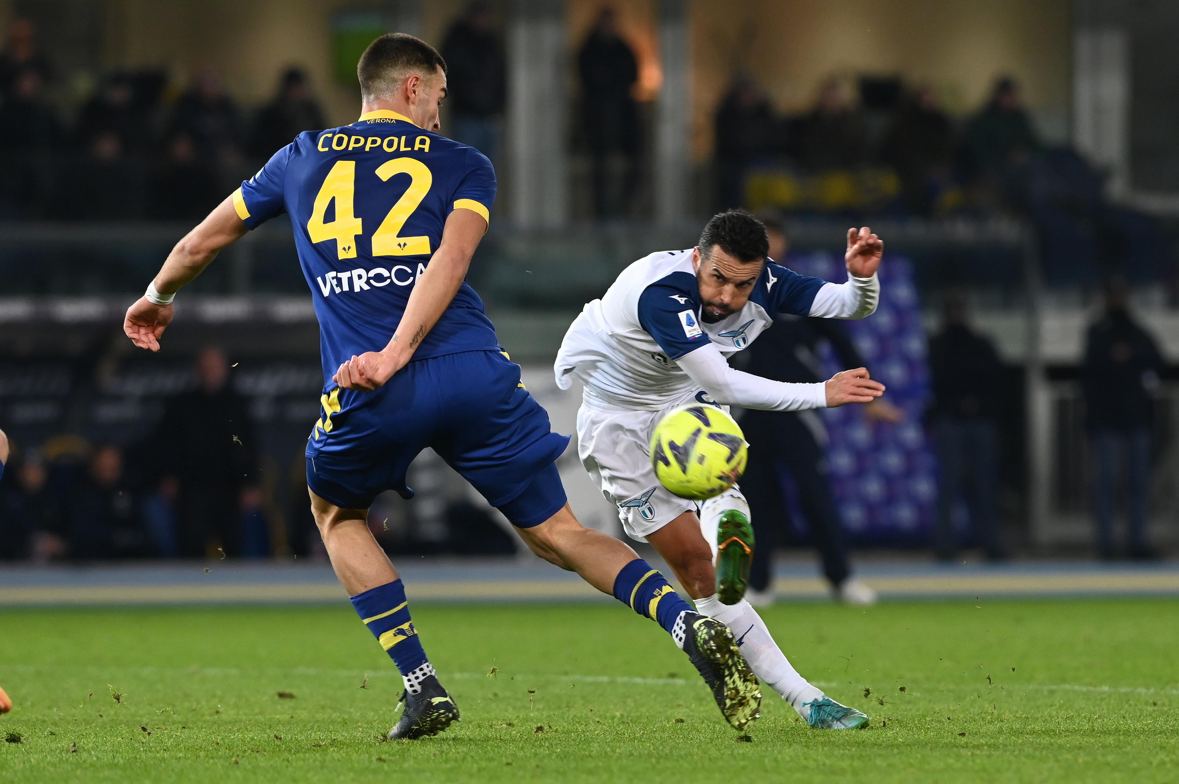 Verona-Lazio 1-1, gol di Pedro e Ngonge