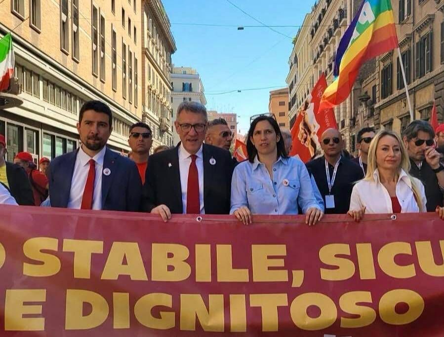 1 maggio, Schlein in piazza con la Cgil: "Andiamo a votare 5 sì ai referendum"