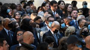 11 settembre 2001, la cerimonia a Ground Zero