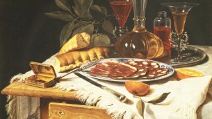 Lo spuntino elegante di Christian Berentz (1658-1722) 
Roma - Galleria Nazionale d'arte antica