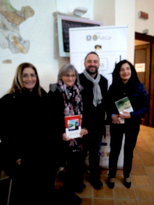 Da sinistra Teodolinda Coltellaro, Ippolita Luzzo, Gianlorenzo Franzì, Paola Abenavoli