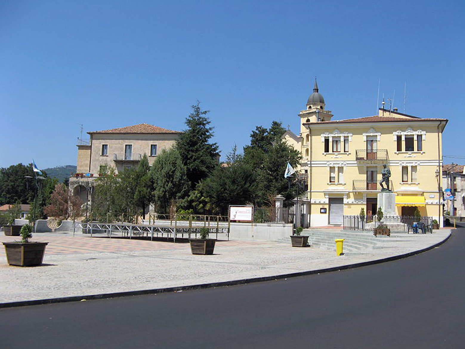 Piazza Bonini a Soveria Mannelli