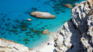 Il mare di Capo Vaticano nel comune di Ricadi (Vibo Valentia)