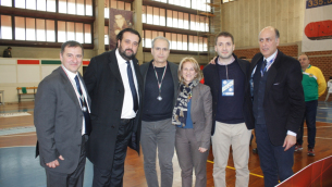 Da sinistra, nella foto: Mazzocca, Montemurro, Mascaro, Astorino, Paladino e Mercuri
