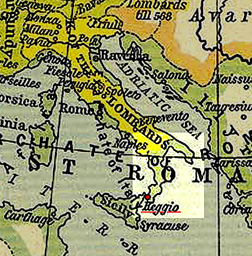 Il Ducato di Calabria dal 533 al 600