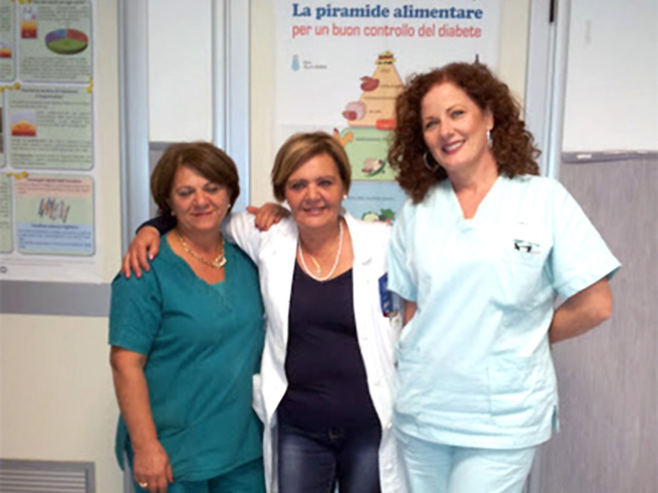 L'equipe di Diabetologia dell'ospedale di Lamezia Terme