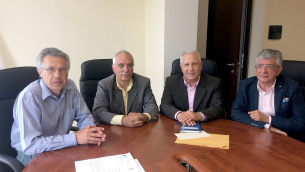 Da sinistra, nella foto: Grandinetti, Montuoro, Perri e D'Agostino