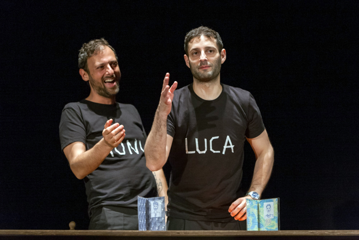 Paolo Livolsi e Tindaro Granata in «Geppetto e Geppetto»