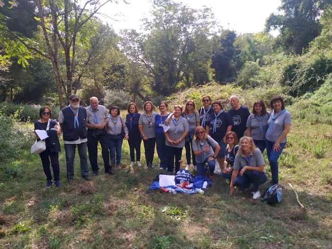 gli-scout-del-masci-e-i-componenti-del-movimento-laudato-si