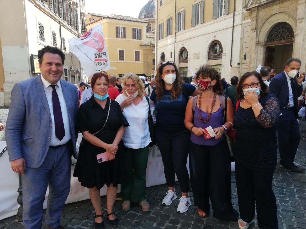 la-senatrice-granato-ieri-a-montecitorio