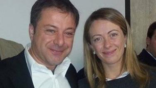 Rosario Aversa e Giorgia Meloni