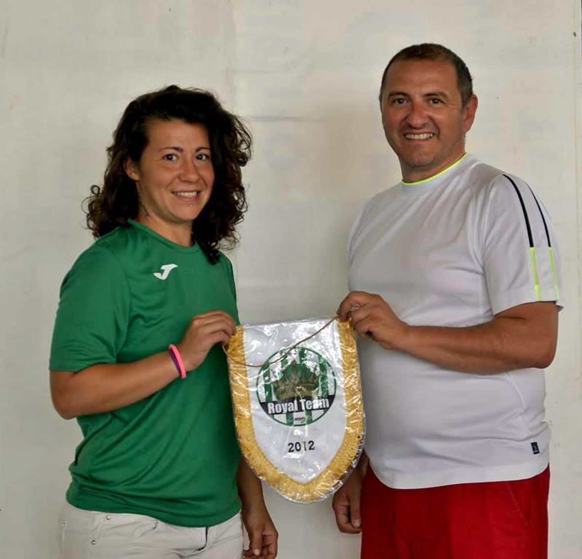 Sharon Losurdo e il presidente Mazzocca