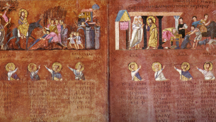 Miniatura del Codex Purpureus Rossanensis
