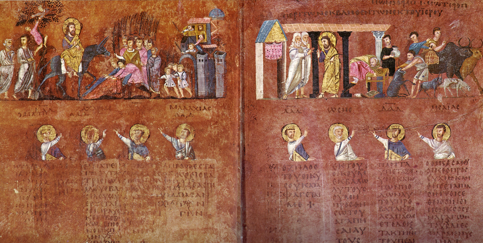 Miniatura del Codex Purpureus Rossanensis