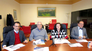 Da sinistra, nella foto: Natrella, Perri, Sutera e De Vito