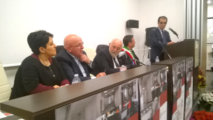 Da sinistra: Barbalace, Oliverio, Mirocle Crisci, Pascuzzi e Bruno