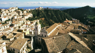 Scorcio panoramico del centro storico di Rossano (Cosenza)