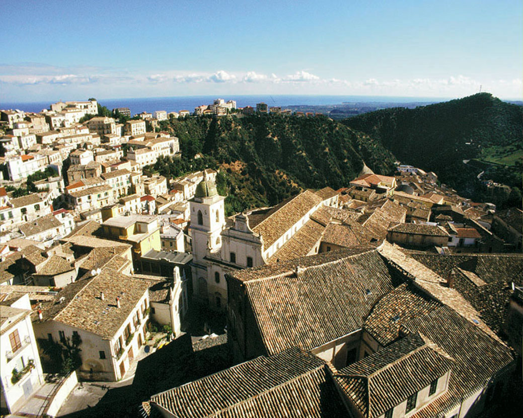 Scorcio panoramico del centro storico di Rossano (Cosenza)