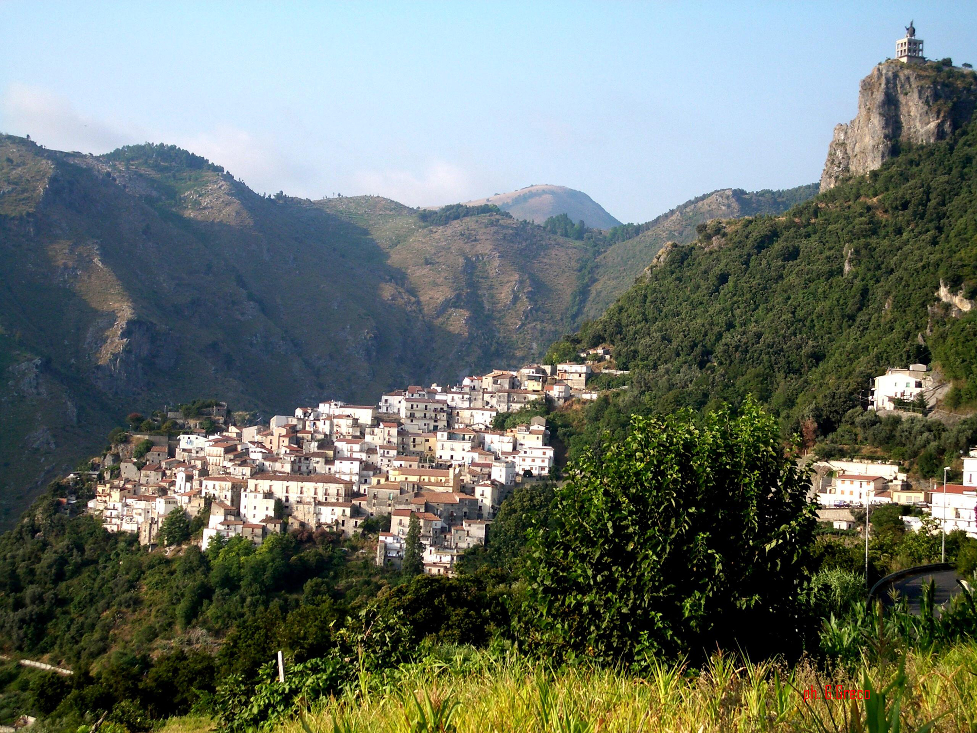 Scorcio panoramico di Buonvicino (Cosenza)