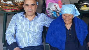 Raffaele Papa con Zia Giacomina