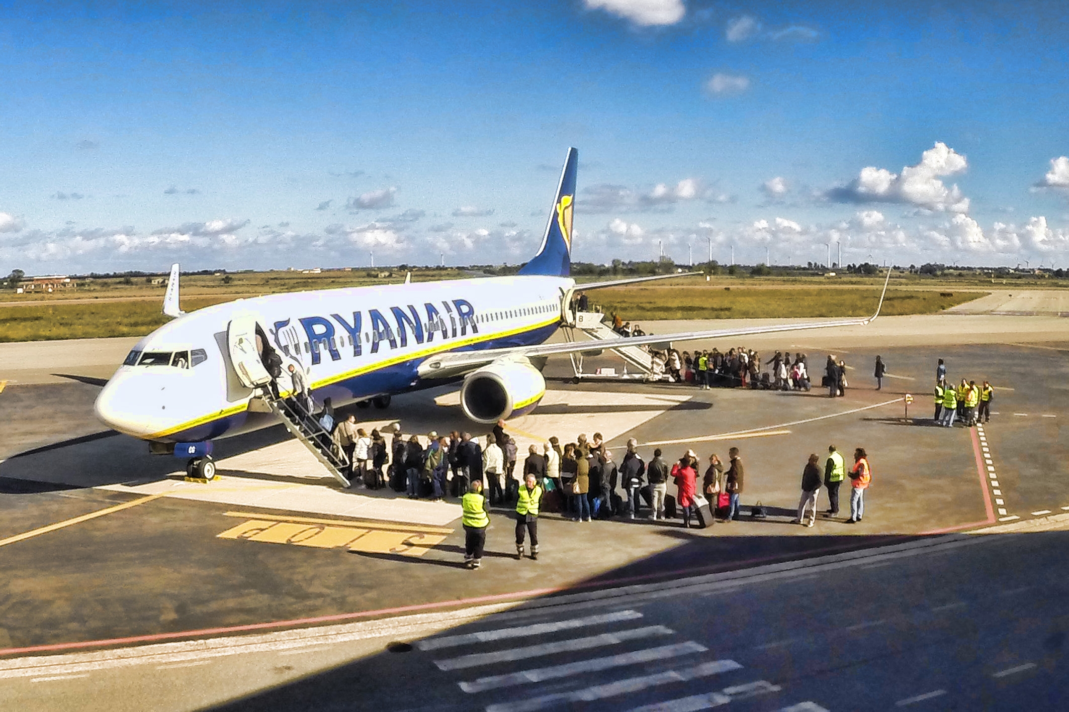 Aeroporto Sant'Anna, tursmo con Ryanair