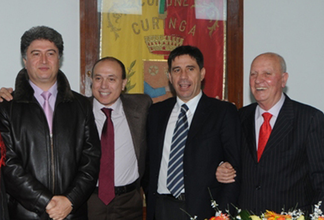 Da sinistra: De Vito, Putame, Pallaria e Amantea
