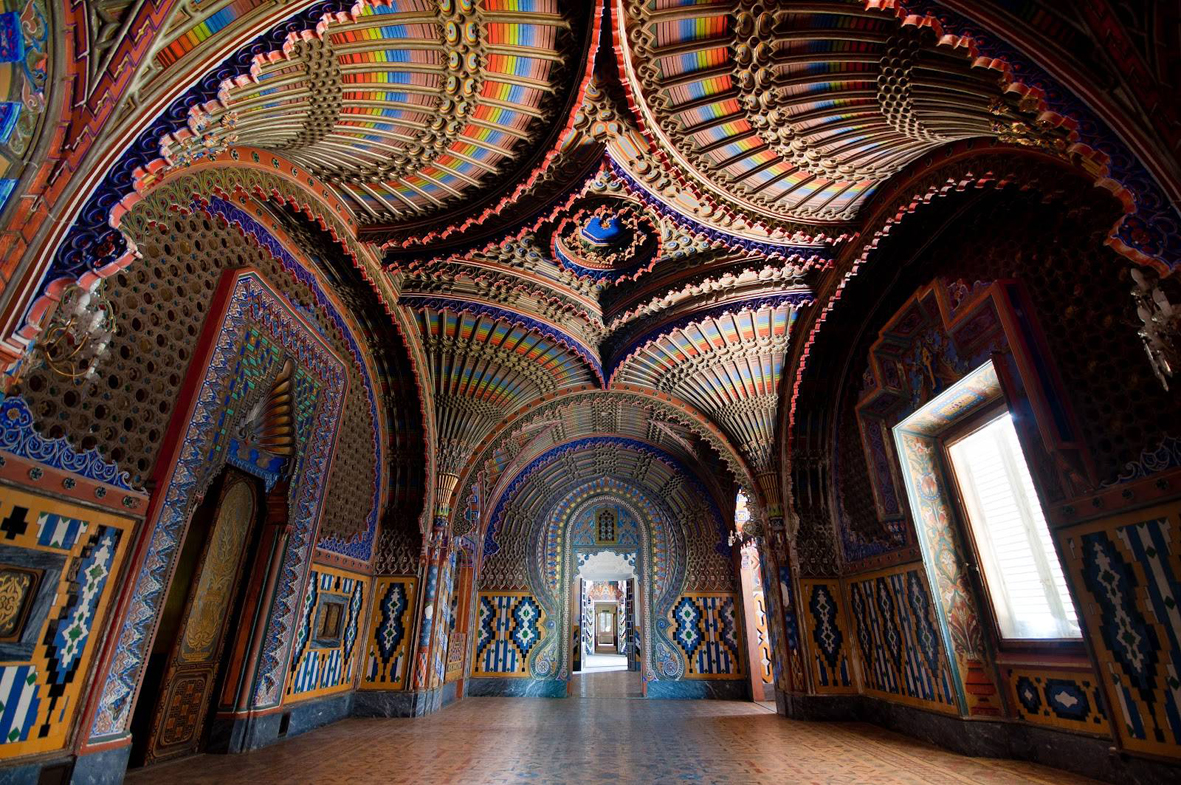 L'interno del castello di Sammezzano