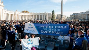 A San Pietro 1500 volontari Pro Loco, presidente Unpli incontra il Papa dopo l'udienza