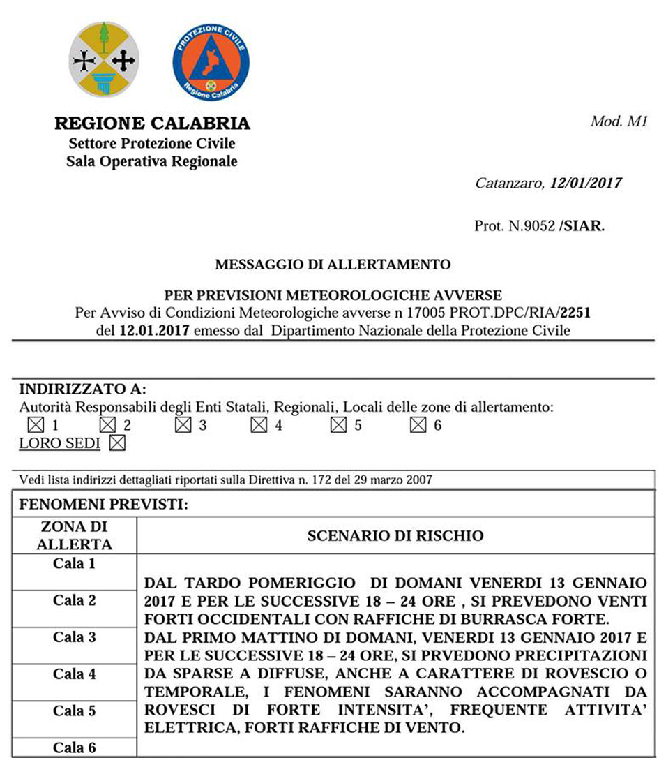 aallerta meteo