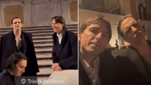 Achille Lauro e Alessandro Onorato, il magico duetto a Piazza di Spagna - Video
