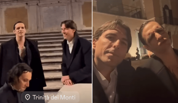 Achille Lauro e Alessandro Onorato, il magico duetto a Piazza di Spagna - Video