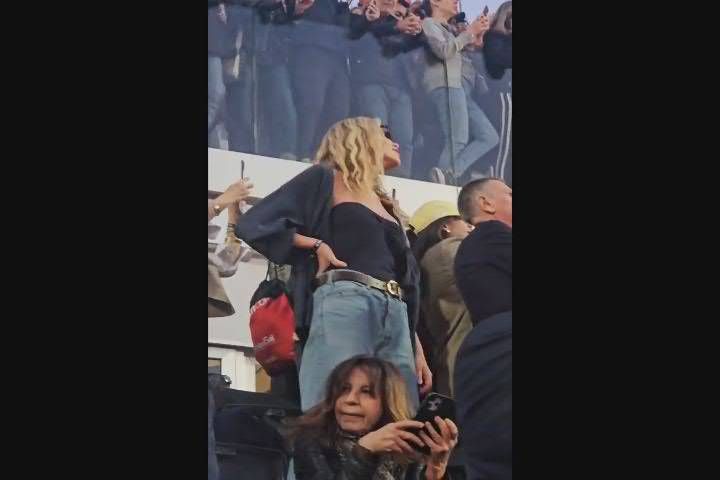Achille Lauro show prima di Sinner e Alessia Marcuzzi balla - Video