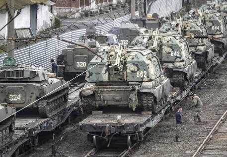 Russian army stationed in Rostov region