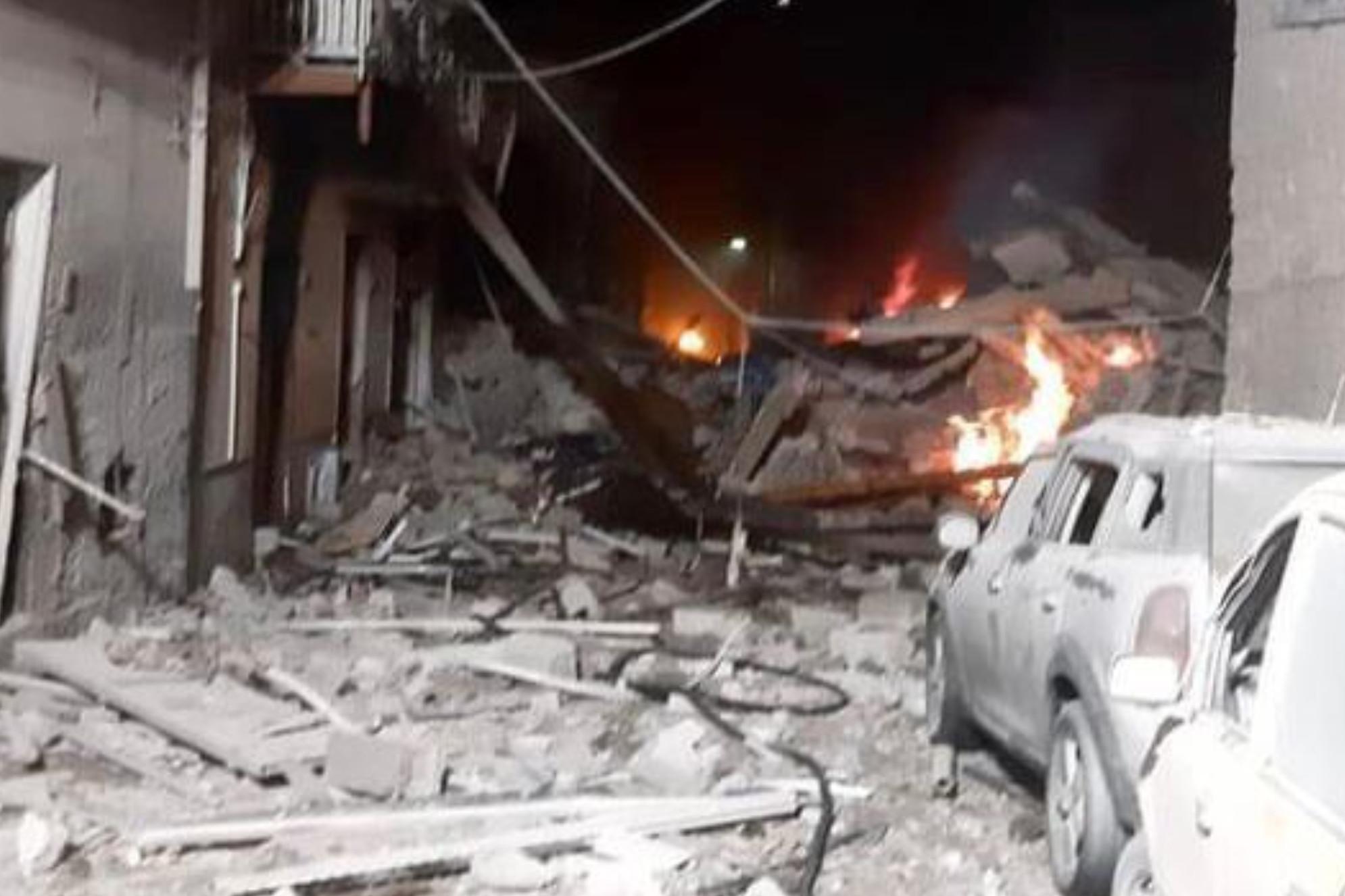 Agrigento, esplode bombola: crolla palazzina