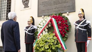 Aldo Moro, Mattarella depone una corona in via Caetani