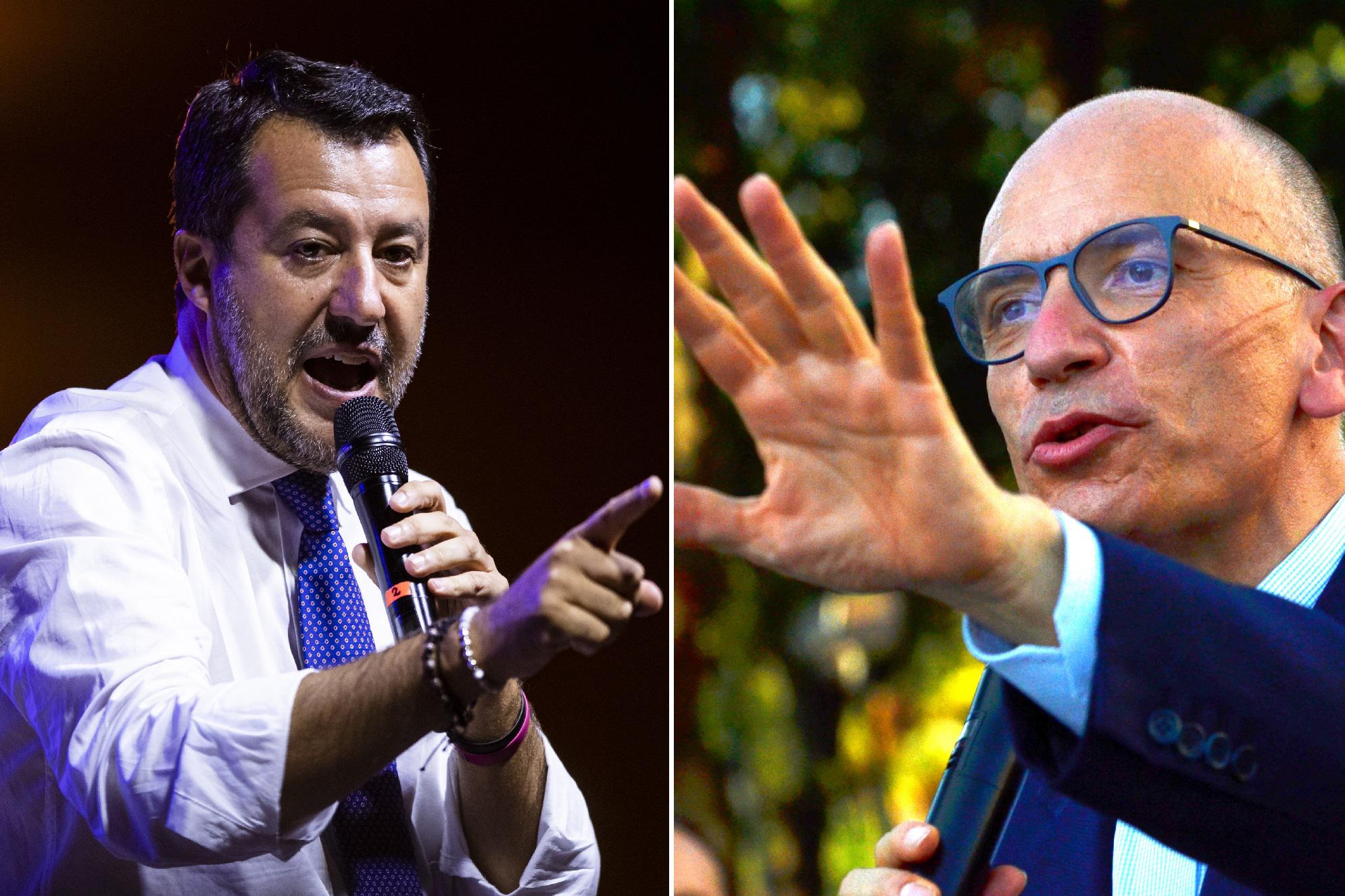 Alta tensione Letta-Salvini: Green pass, obbligo vaccinale e elezioni