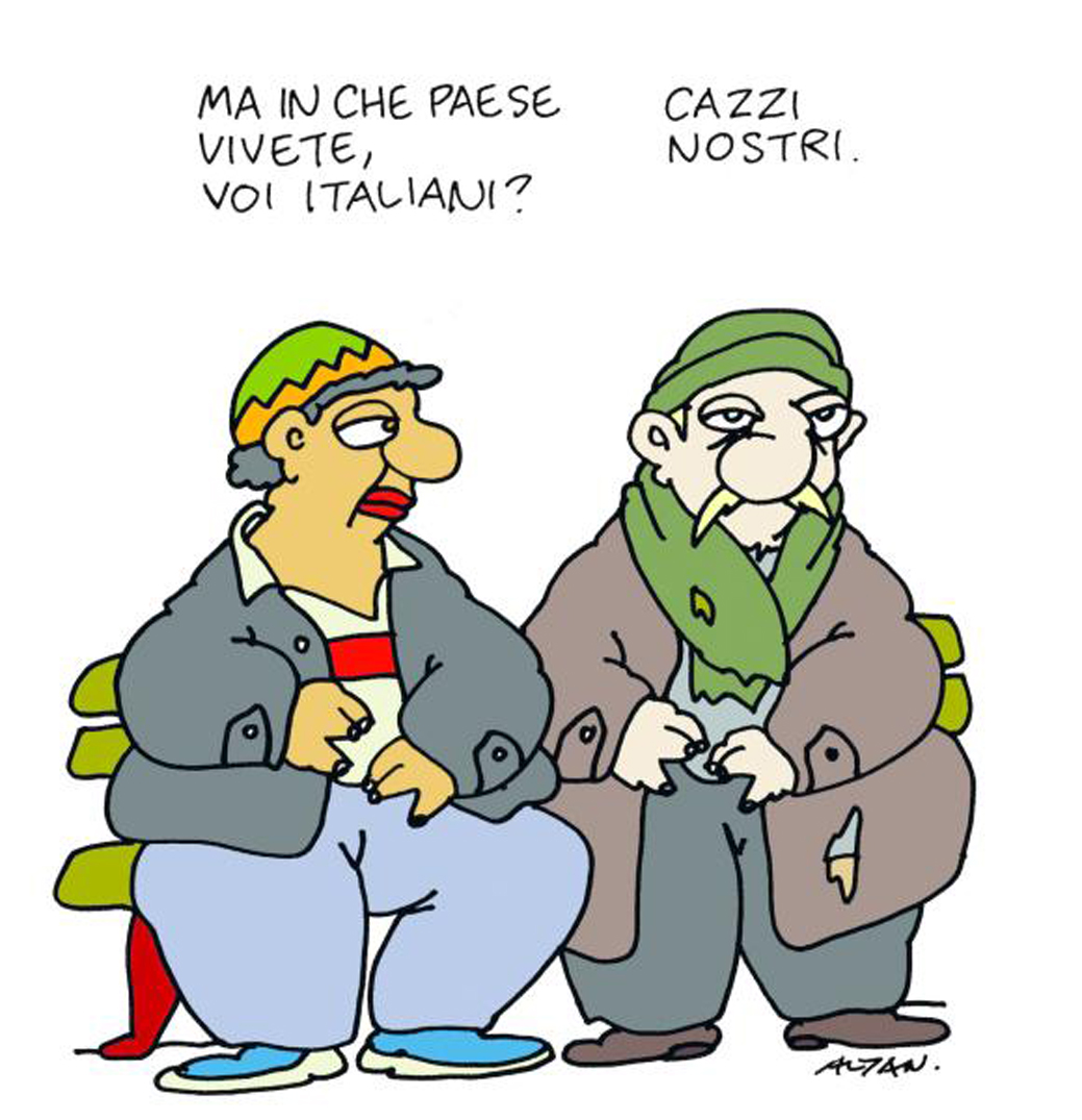 Una vignetta di Altan