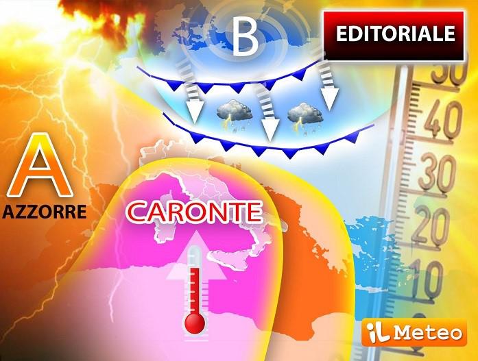 Ancora caldo e afa record, poi Caronte verso la ritirata