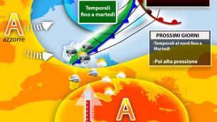 Ancora due giorni di maltempo, poi sole per tutti: le previsioni meteo